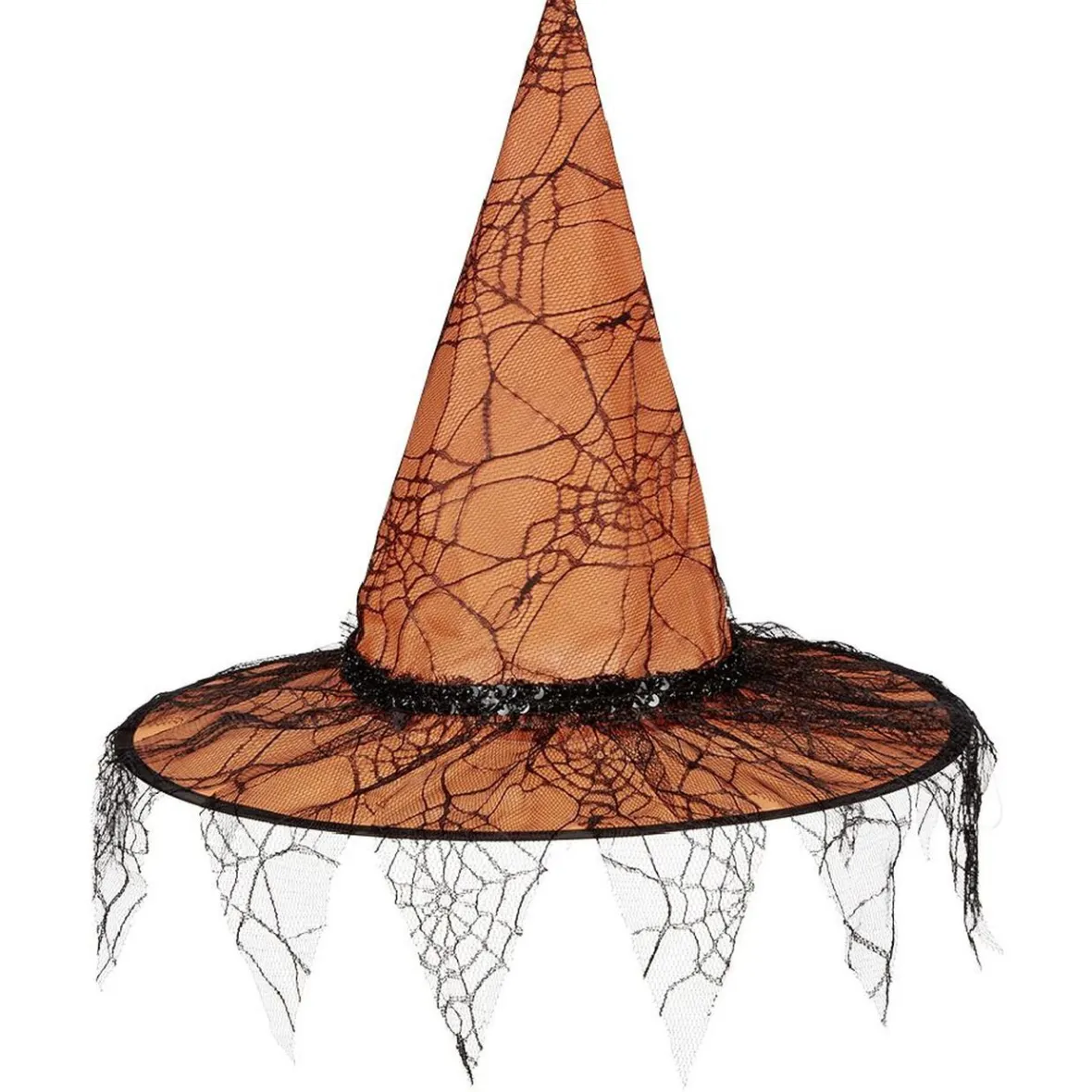Chapeau de sorcière coloré avec motif toile d'araignées-Gifi Clearance