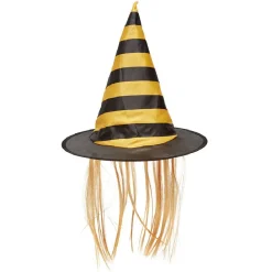 Chapeau de sorcière enfant Halloween Ø35xH30cm-Gifi Clearance