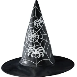 Chapeau de sorcière imprimé toile d'araignée phosphorescent Ø40cm-Gifi Hot
