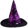 Chapeau Halloween sorcière TU enfant noir à sequins-Gifi Hot