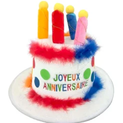 Chapeau Joyeux Anniversaire adulte-Gifi Discount