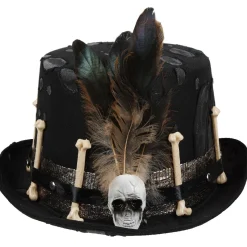 Chapeau os et crâne de squelette déguisement Halloween-Gifi Sale