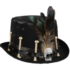 Chapeau os et crâne de squelette déguisement Halloween-Gifi Sale