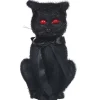 Chat noir lumineux aux yeux rouges-Gifi Best