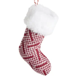 Chaussette de Noël à suspendre H14 cm - 2 modèles-Gifi Sale