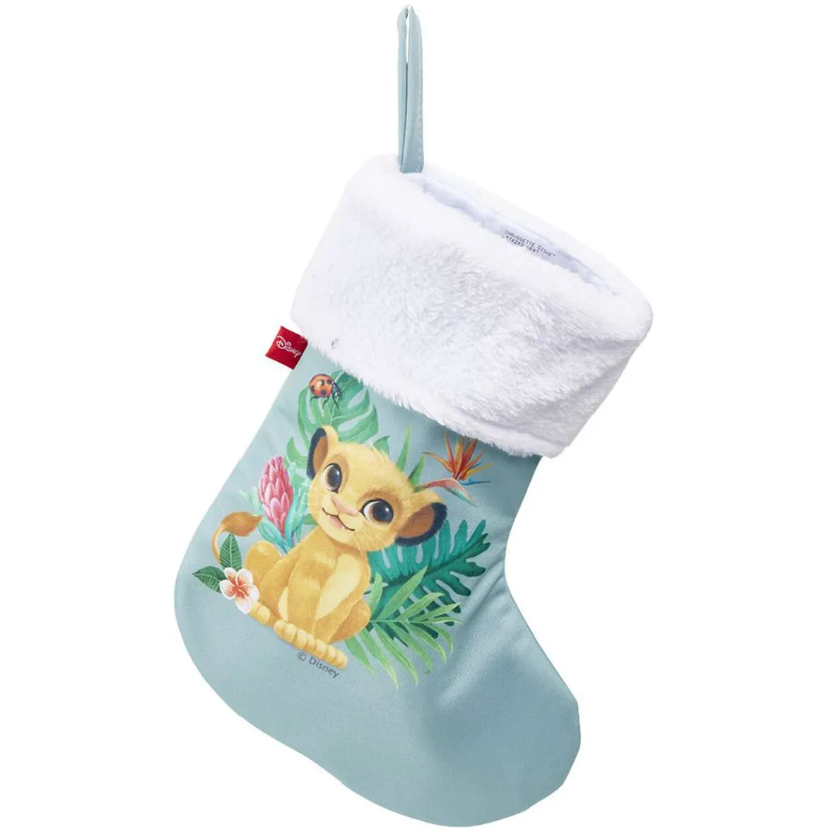 Chaussette de Noël Disney Le Roi Lion Simba à suspendre H27cm-Gifi Online