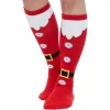 Chaussette de Noël haute rouge et blanc 47cm-Gifi Sale