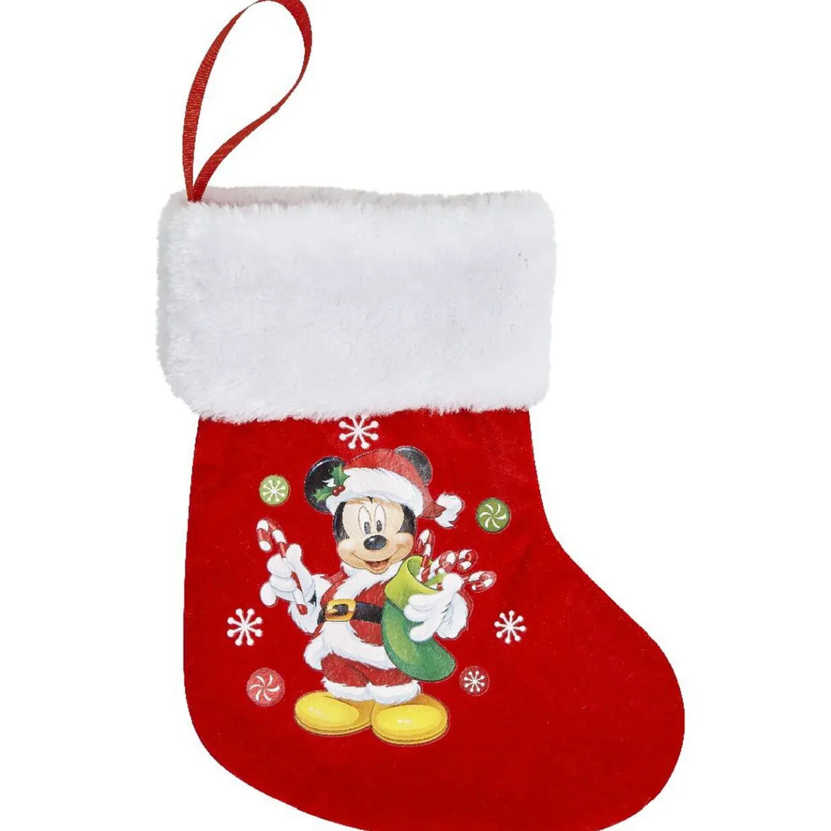 Chaussette de Noël Mickey rouge-Gifi New