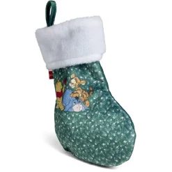 Chaussette de Noël Winnie vert et blanc H25cm-Gifi Discount