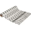 Chemin de table en papier à motifs noir et blanc-Gifi Hot