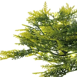 Chemin de table lumineux effet verdure 15 LED-Gifi Online