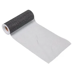 Chemin de table noir pailletté L. 9 m-Gifi