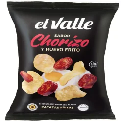 Chips El Valle saveur chorizo et oeuf au plat 130g-Gifi Discount