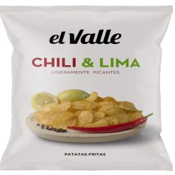 Chips El Valle saveur piment et citron vert 130g-Gifi Discount