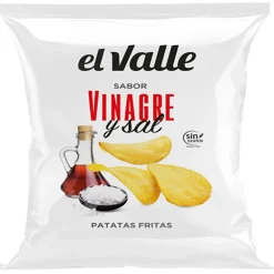 Chips El Valle saveur sel et vinaigre 120g-Gifi Best