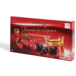 Chocolats noir fourrés de liqueur et cerises 150Gr-Gifi Clearance