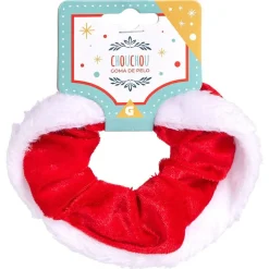 Chouchou de Noël rouge et blanc-Gifi Discount