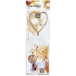 Cierge coeur doré-Gifi Clearance