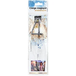 Cierge magique chiffre 4-Gifi New