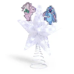 Cimier lumineux Disney Stitch étoile de sapin H24cm-Gifi New