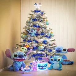 Cimier lumineux Disney Stitch étoile de sapin H24cm-Gifi New