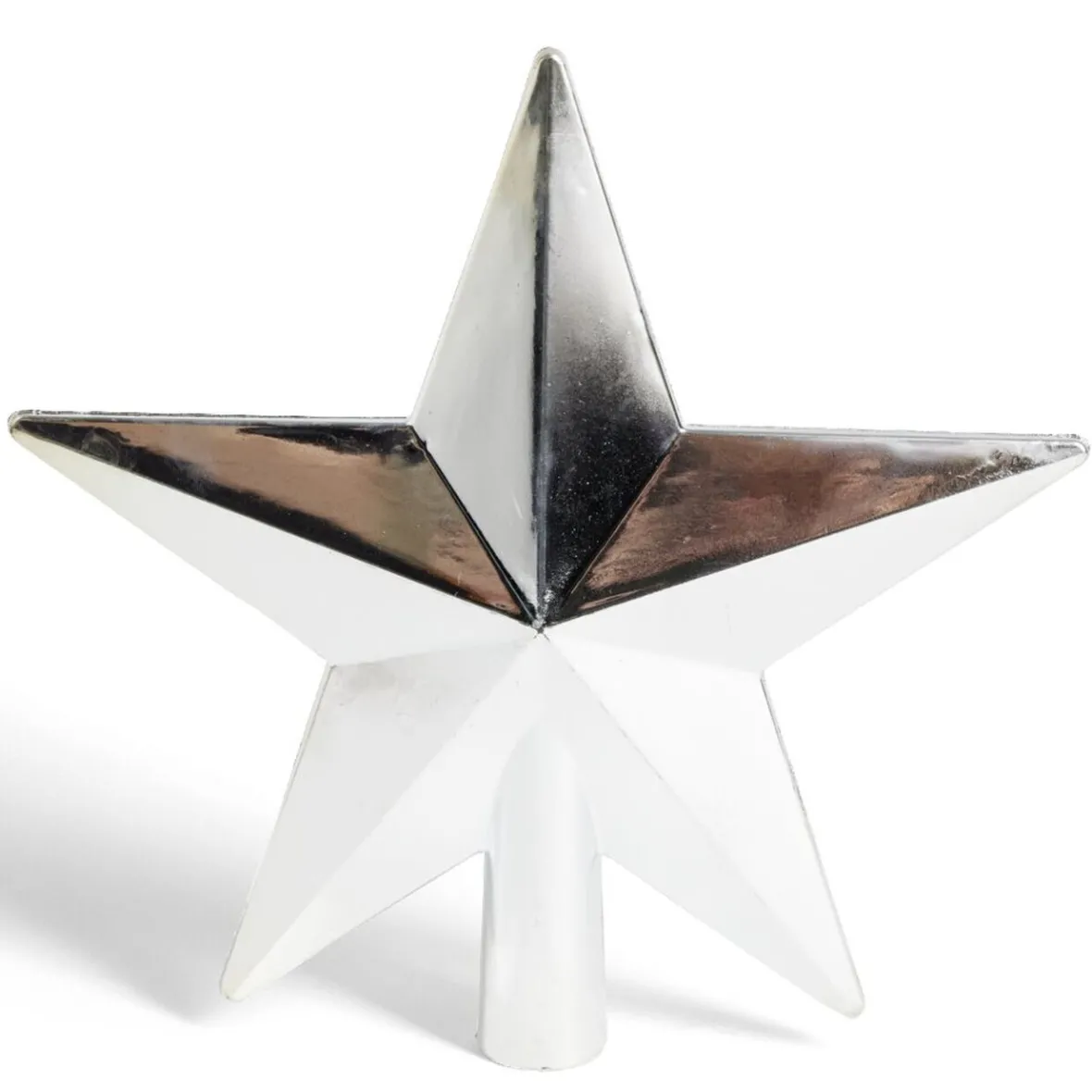 Cimier étoile argenté 20x20cm-Gifi