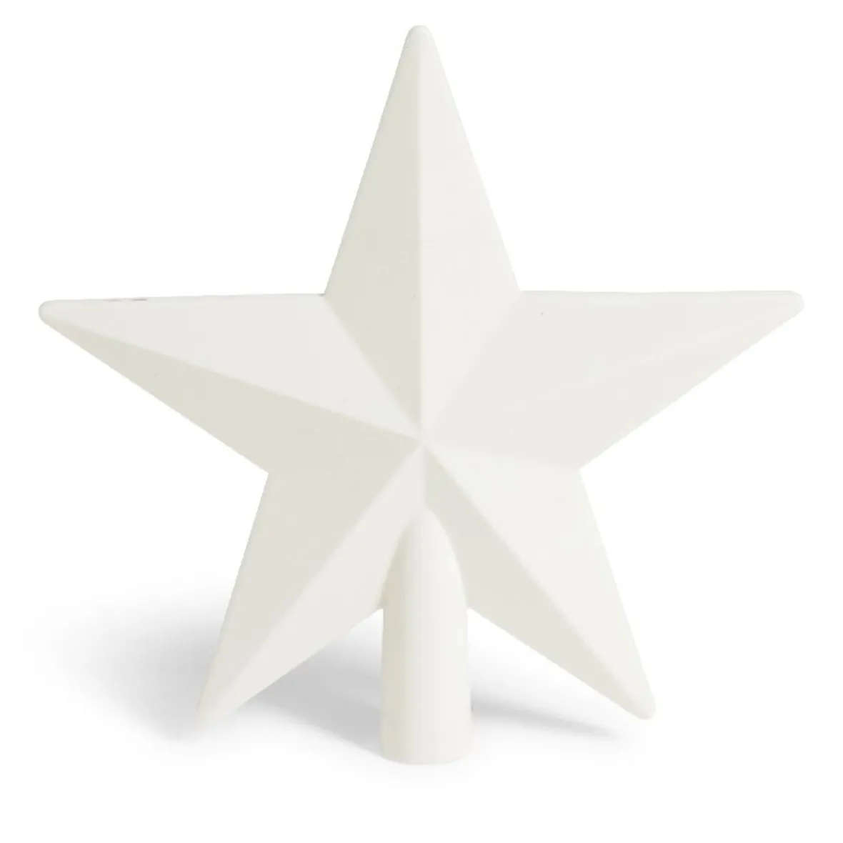 Cimier étoile blanc 20x20cm-Gifi Outlet