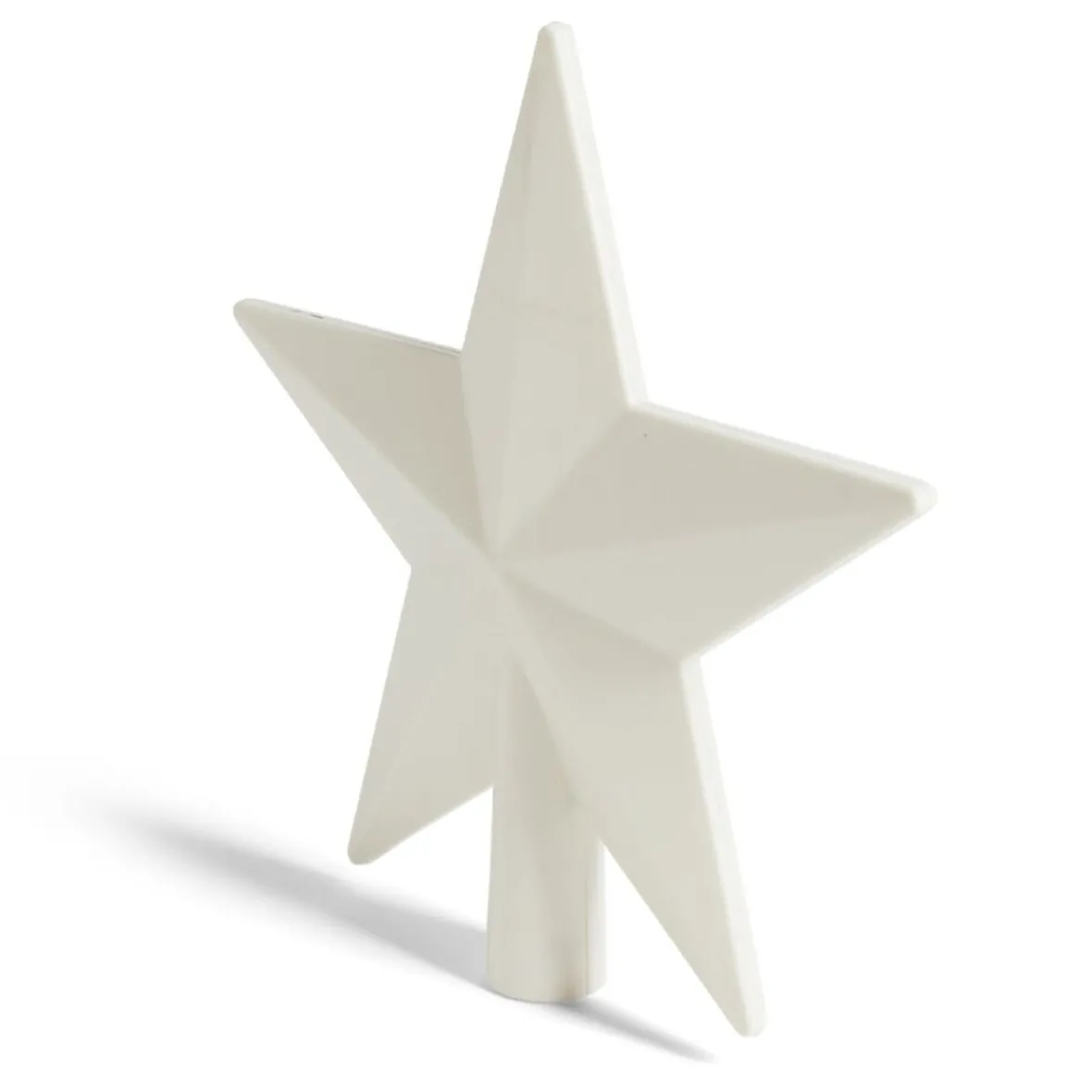 Cimier étoile blanc 20x20cm-Gifi Outlet