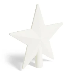 Cimier étoile blanc 20x20cm-Gifi Outlet