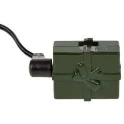 Cimier tête de sapin animé traineau Père-Noël rotatif avec étoile lumineuse-Gifi