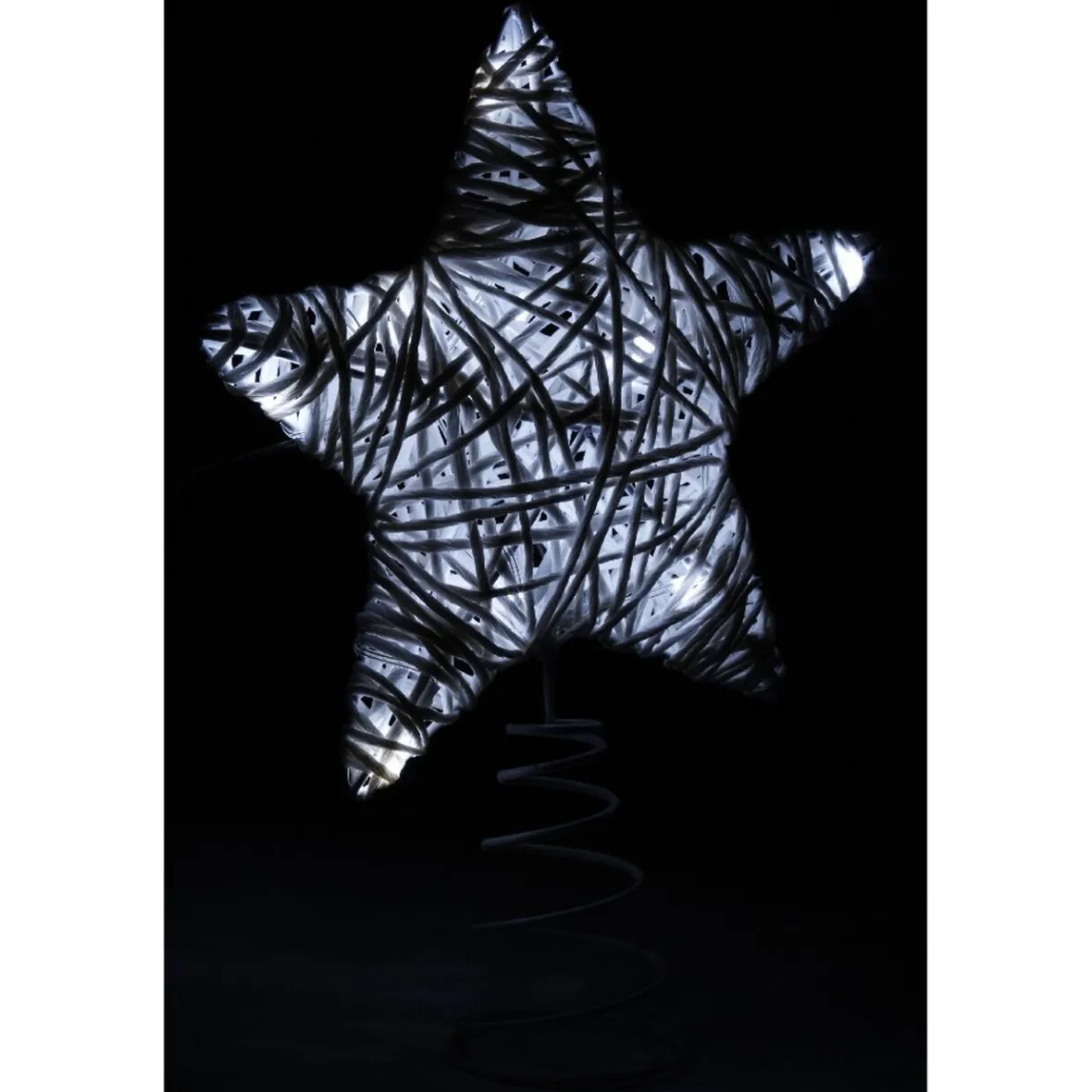 Cimier tête de sapin Noël lumineuse 10 led blanc-Gifi