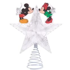 Cimier tête de sapin Noël lumineuse Mickey et Minnie Disney-Gifi Outlet