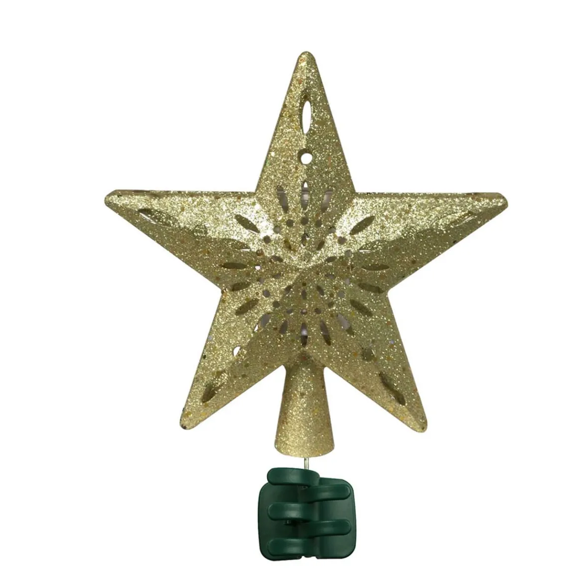 Cimier tête de sapin Noël projecteur 4 LED-Gifi Hot