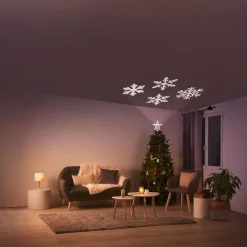 Cimier tête de sapin Noël projecteur 4 LED-Gifi Hot