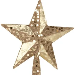 Cimier tête de sapin Noël étoile dorée-Gifi Discount