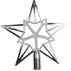 Cimier tête de sapin Noël étoile argentée ou blanche-Gifi New