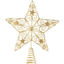 Cimier tête de sapin Noël étoile doré-Gifi Online