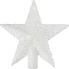 Cimier tête de sapin Noël étoile blanche pailletée-Gifi Online
