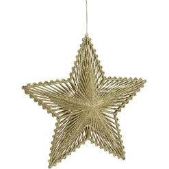 Cimier tête de sapin Noël étoile plastique ajouré doré-Gifi Clearance