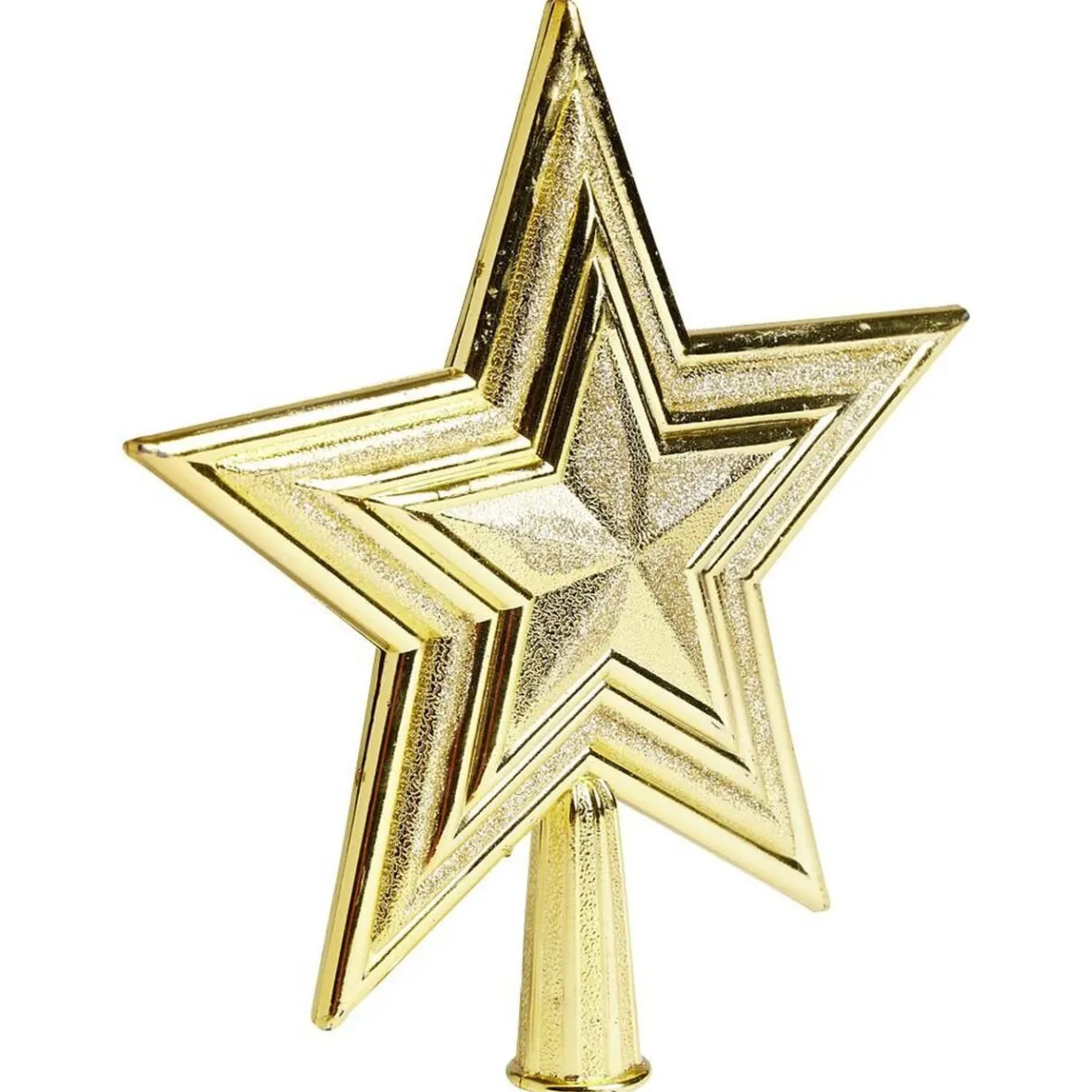 Cimier tête de sapin Noël étoile dorée-Gifi New