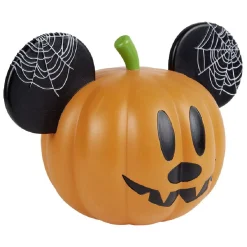 Citrouille Disney Mickey à LED orange et noir L30xH18cm - grand modèle-Gifi New