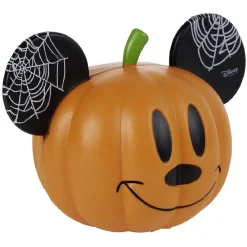 Citrouille Disney Mickey à LED orange et noir - petit modèle-Gifi Sale