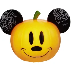 Citrouille Disney Mickey à LED orange et noir - petit modèle-Gifi Sale