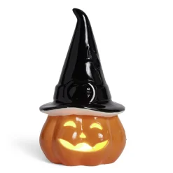 Citrouille Halloween éclairage LED porcelaine orange-Gifi Hot