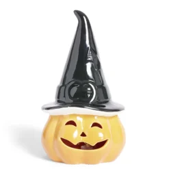 Citrouille Halloween éclairage LED porcelaine orange-Gifi Hot