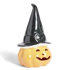 Citrouille Halloween éclairage LED porcelaine orange-Gifi Hot