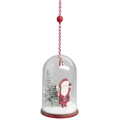Cloche à suspendre déco Noël avec personnage en bois Ø6xH10,5cm-Gifi Sale