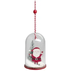 Cloche à suspendre déco Noël avec personnage en bois Ø6xH10,5cm-Gifi Sale