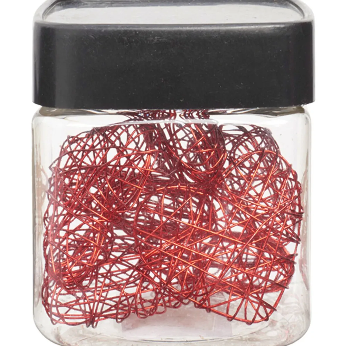 Coeur métal rouge x7-Gifi