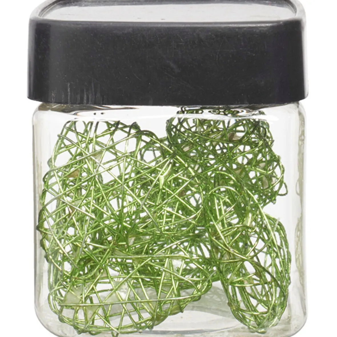 Coeur métal vert anis x7-Gifi Discount